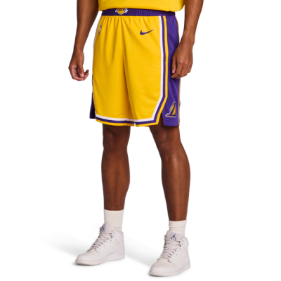 Nike NBA Hombre Pantalones cortos – Amarillo – Talla S