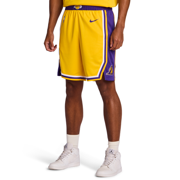 Nike NBA Hombre Pantalones cortos – Amarillo – Talla S