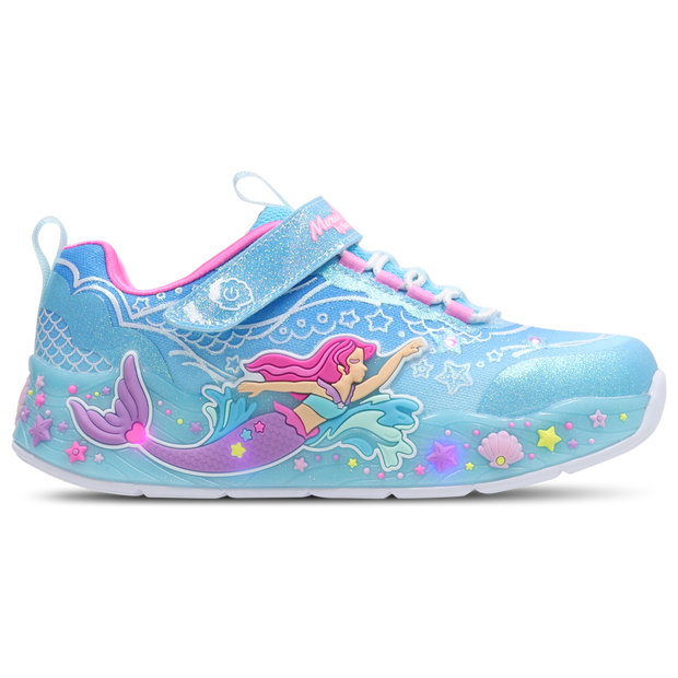 Skechers S-lights Zapatillas para Bebé – Negro – Talla 32.5 – Plástico