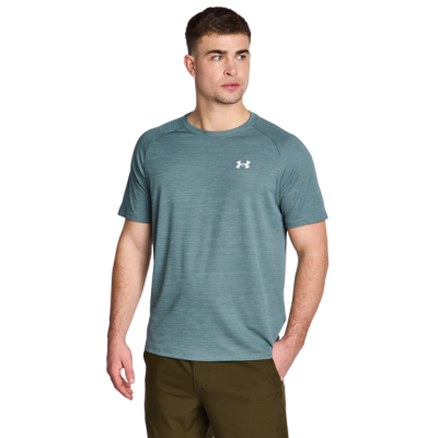 Under Armour Tech Hombre Camisetas – Azul – Talla S – Poly Jersey