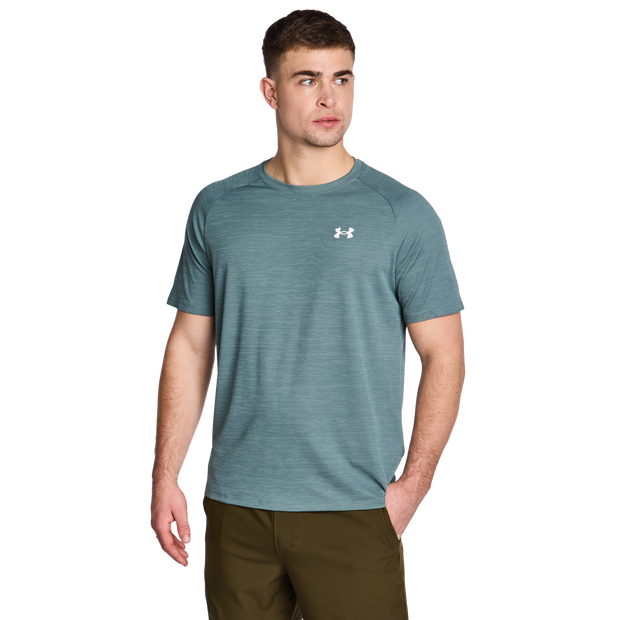 Under Armour Tech Hombre Camisetas – Azul – Talla S – Poly Jersey