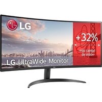 LG 34WR50QC-B – Monitor UltraWide Curvo, 34″, QHD: 3440,1440px, 21:9, ADM FreeSync Premium, Multiposición, Negro – 34WR50QK-B
