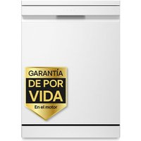 Lavavajillas LG QuadWashTM Steam, Blanco, A, Con lavado a vapor y tercera bandeja – DF375HWS