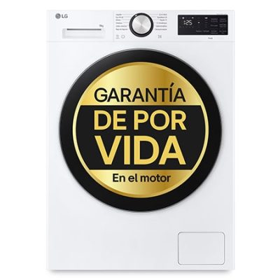 Outlet Lavadora Inteligente | LG AI Direct Drive, TurboWash 360º, 8kg, 1200rpm, Serie 500 Fondo reducido, Un 30% más eficiente que A, Blanca – F2X50S8TLC.OUTLET