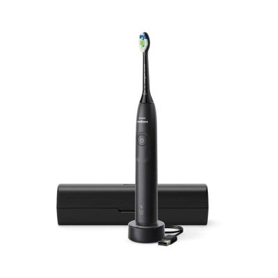 Cepillo dental eléctrico Philips Sonicare 5300 HX7101/02 negro 3 velocidades sensor presión