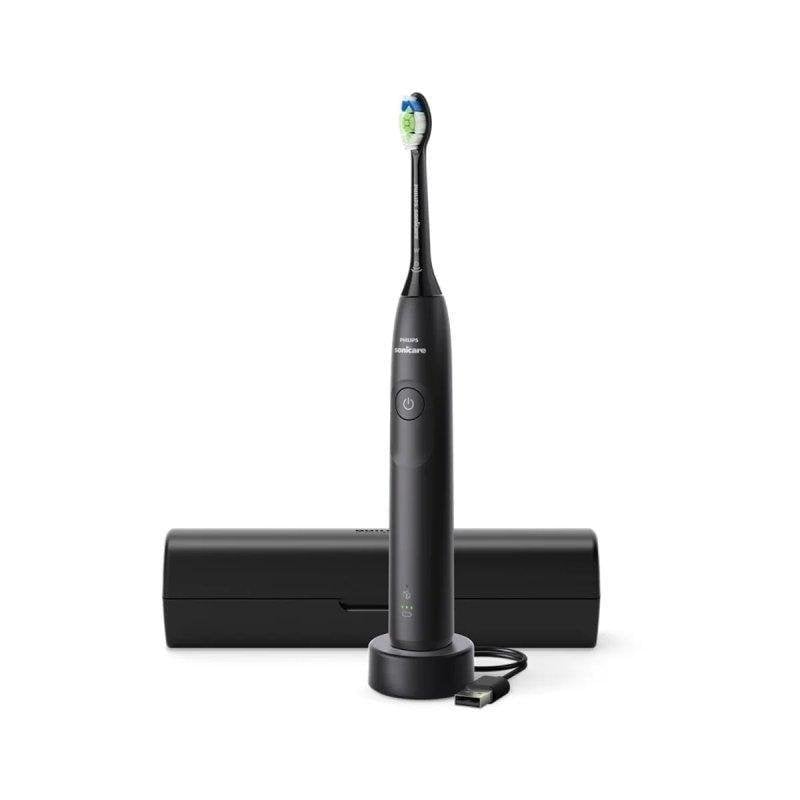 Cepillo dental eléctrico Philips Sonicare 5300 HX7101/02 negro 3 velocidades sensor presión