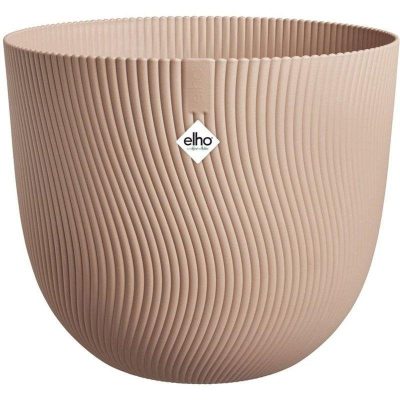 Macetero Elho Sereh Round 60 110 L Polipropileno Reciclado Marrón Mate