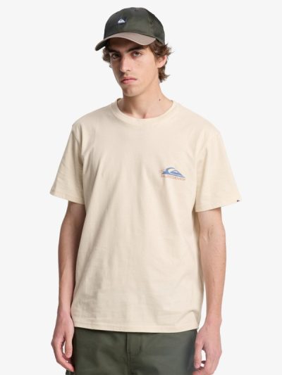 EV Barrel Paradise Camiseta de manga corta Beige Hombre