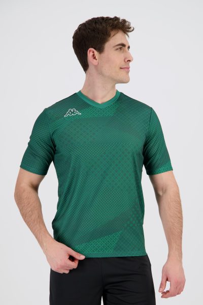 Camiseta Fútbol Hombre Kappa Logo Ghirtaz Verde talla S
