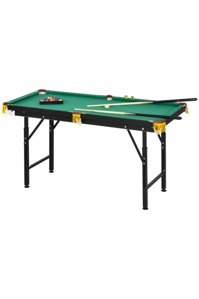 Mesa De Billar – Plegable, Altura Ajustable – Verde MKP